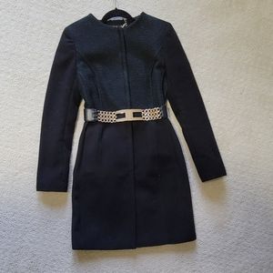 Elegant Handmade Black Coat